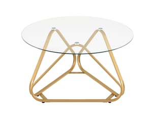 Table basse coloris doré