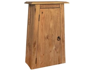 Armoire latérale de salle de bain, cabinet de salle de bain pin massif 42x23x70 cm cf65142