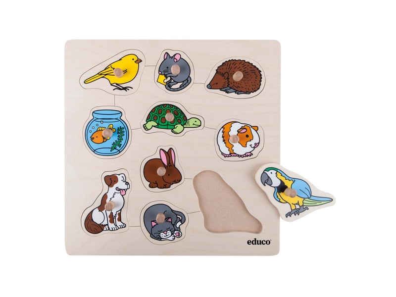  Educo animaux domestiques  10 pièces de puzzle 8719924041076 - Conforama A