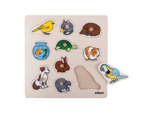Educo animaux domestiques — 10 pièces de puzzle