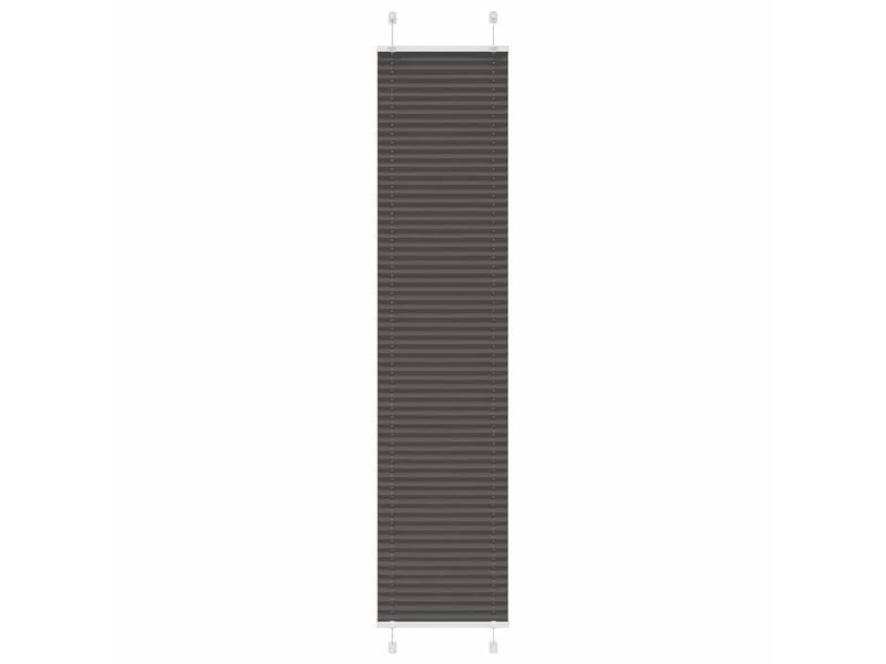 Store plissé, store de fenêtre noir 50x200 cm largeur du tissu 49,4 cm polyester cf46939 - Conforama B