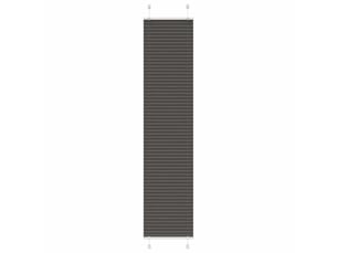 Store plissé, store de fenêtre noir 50x200 cm largeur du tissu 49,4 cm polyester cf46939