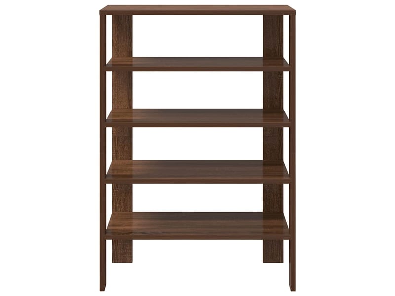  Meuble à chaussures, étagère à chaussures chêne marron 61x32x87,5 cm bois ingénierie  - Conforama D