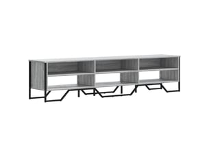 Meuble tv coloris gris 180 cm <strong></strong> <strong></strong>