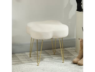 Pouf / repose pied BLOSSOM 838-549V00CW blanc