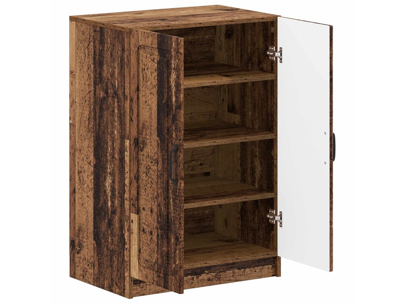  Meuble à chaussures, cabinet à chaussures utrecht 59,5x39,5x87 cm bois ancien  - Conforama C