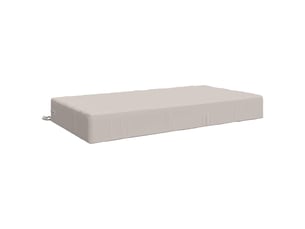 Coussin d'assise, coussin pour chaisecanapé soest 100 % polyester blanc 120 x 60 x 15 cm cf51388