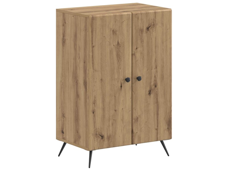  Meuble à chaussure, cabinet à chaussures breda 59,5x39,5x90 cm chêne artisanal  - Conforama A