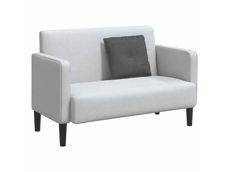  Coussin de dos, coussin de dossier gris foncé 50 x 45 cm tissu en velours côtelé cf54721  - Conforama C
