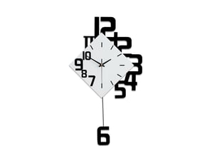 Horloge murale créative en bois – style art déco élégant pour salon, chambre et salle à manger