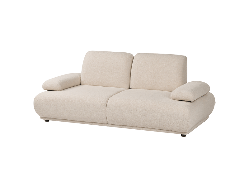 Canapé 3 places nacka bouclé beige  - Conforama E