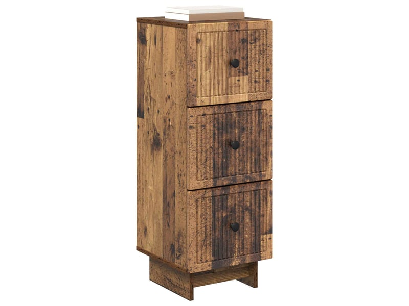  Armoire de rangement bureau, armoire à tiroirs bois ancien 33 x 34,5 x 90 cm shl5212  - Conforama C