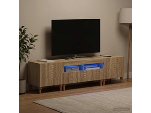 Meuble tv coloris beige <strong></strong> <strong></strong>