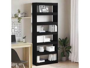 Bibliotheque coloris noir <strong></strong> <strong></strong> - 80 cm x 198 cm