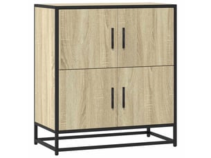 Buffet cuisine, meuble de rangement, commode chêne sonoma 68x35x76 cm bois d'ingénierie