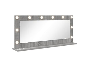 Miroir rectangulaire à fixer coloris gris <strong></strong>  <strong></strong> - 100 cm x 45 cm
