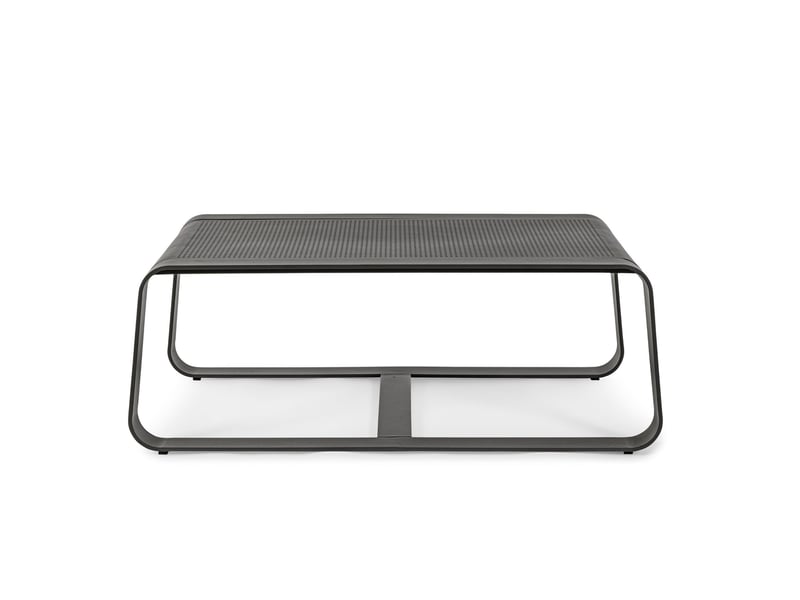  Table basse de jardin rectangulaire en métal l105 - etretat  - Conforama A