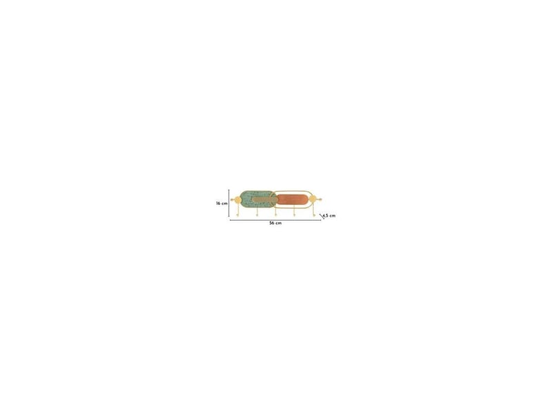  Cintre mural apollo cm 56 x 4,5 x 16  - Conforama D