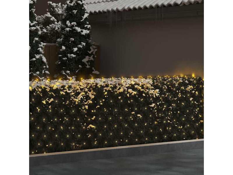  Filet lumineux blanc chaud de noël 4x4 m 544 led intext  - Conforama C