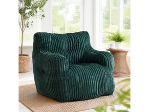 Fauteuil fixe <strong>WISHDOR</strong> <strong></strong> Velours côtelé vert