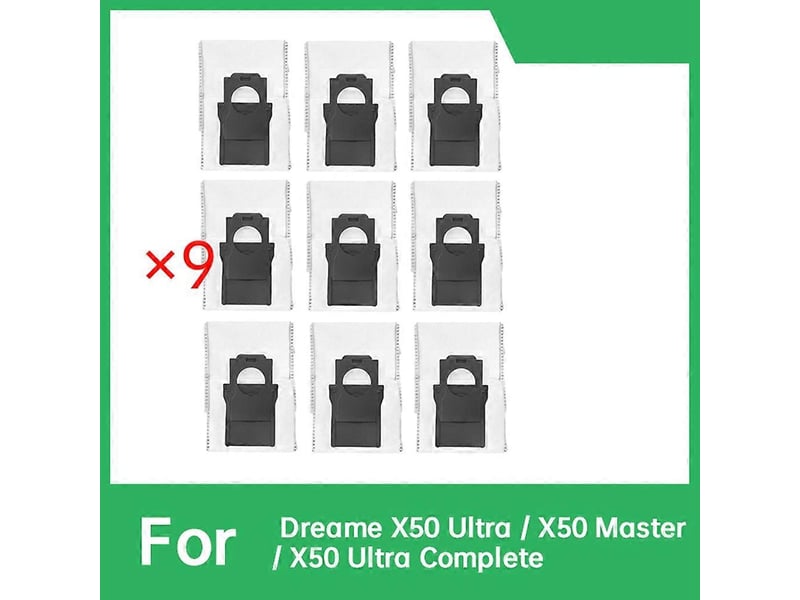 9 pcs dust bag for dreame x50 ultra x50 master x50 ultra complete vacuum cleaner dust bag replacement parts - Conforama B