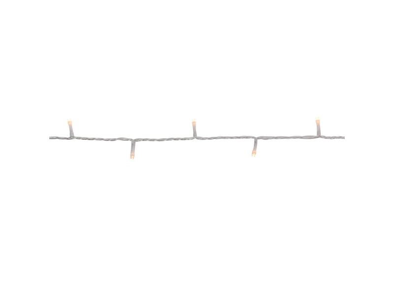  Guirlande lumineuse d'extérieur 5 m 67 led ambré fil transparent 13 fonctions avec minuteur sur secteur  - Conforama D