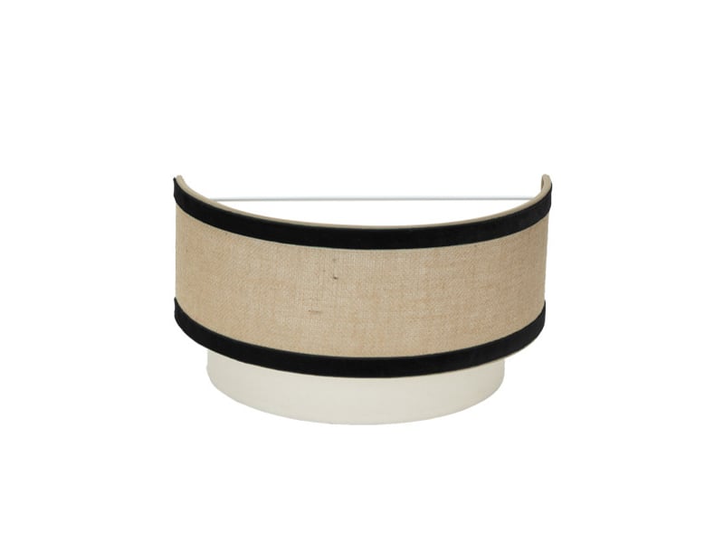  Applique murale fabrilamp cornalina beige noir e27 17,5 x 30 x 16 cm 246961009 - Conforama A