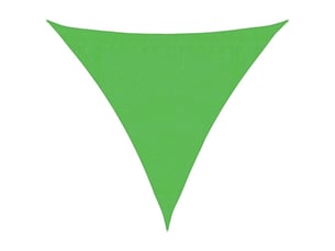Voile d'ombrage - voile d'ombre - voile parasol 160 gm² vert clair 3,6x3,6x3,6 m pehd