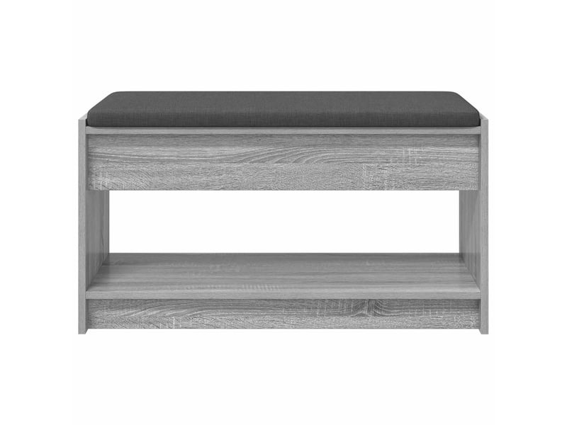  Banc d'entrée, banc interieur gris sonoma 83x38x45 cm  - Conforama E