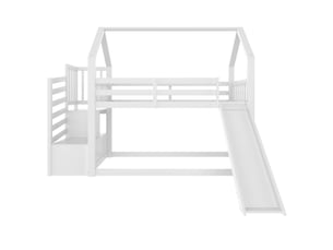 Lit superposé 90x200 cm <strong>ZOVIRA</strong> <strong></strong> coloris blanc