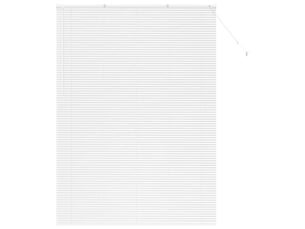 Store vénitien, store de fenêtre blanc 220 x 155 cm 25 mm aluminium cf47795