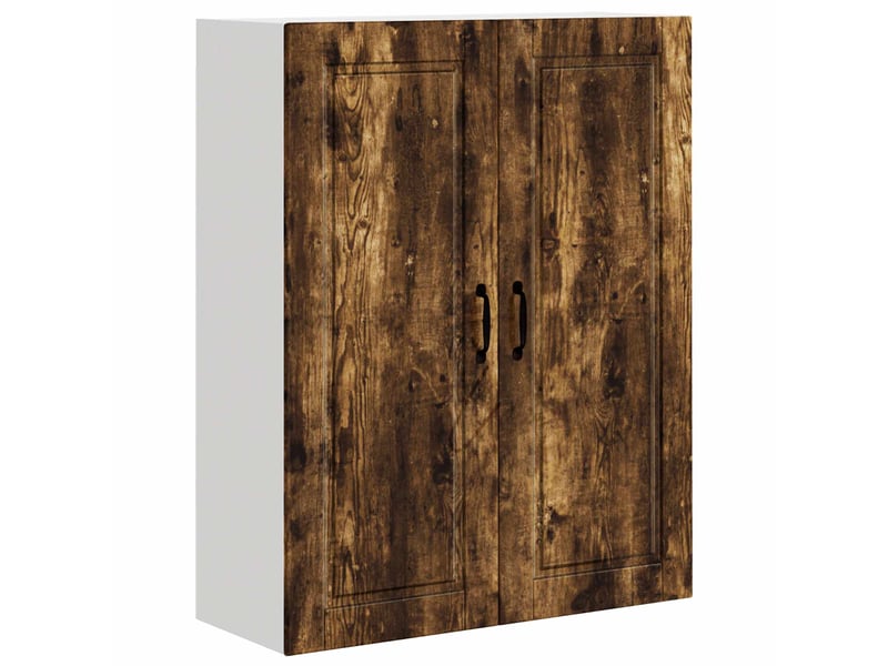  Meuble mural de cuisine, armoire de cuisine chêne fumé 80x31x100cm shl4908  - Conforama A