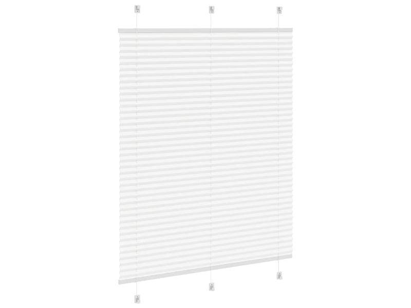  Store plissé, store de fenêtre blanc 110x100cm largeur du tissu 109,4cm polyester cf46728  - Conforama D
