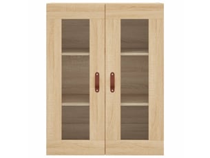 Armoire murale bois d'ingénierie chêne sonoma 69,5 x 34 x 90 cm design élégant fonction pratique en bois d'ingénierie chêne sonoma 02_0048606