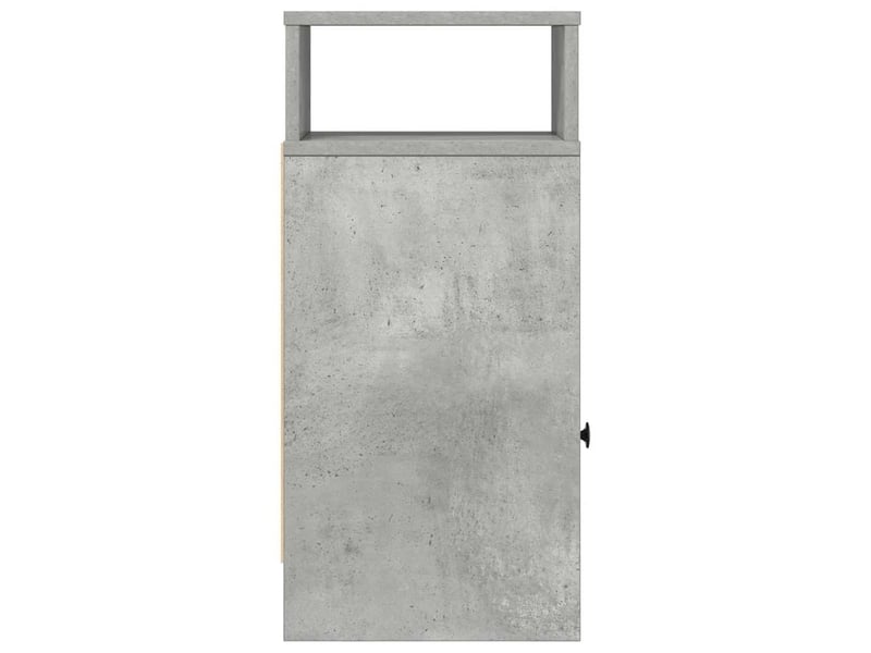 Lot de 2 tables de chevet - cabinet de chevet - table de nuit avec tiroir gris béton 25x31x66 cm - Conforama E