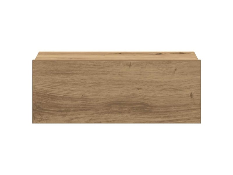  Table de chevet - cabinet de chevet - table de nuit flottante chêne artisanal bois d'ingénierie  - Conforama E