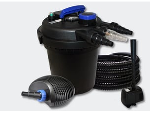 Kit filtration bassin pression 10000l 11 watts uvc 20 watts pompe tuyau fontaine 4216243