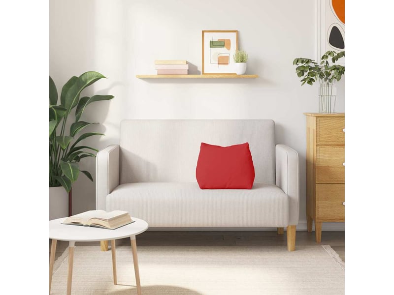 Coussin de dos, coussin de dossier rouge 45 x 20 x 35 cm tissu cf55001 - Conforama D