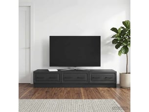 Meuble tv coloris noir 147 cm <strong></strong>  <strong></strong>