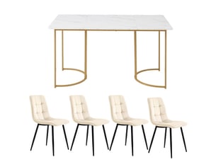 Ensemble table rectangulaire  4 chaise(s)  <strong></strong> <strong></strong> 