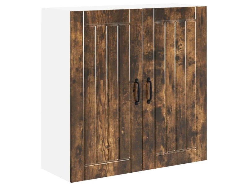 Armoire de cuisine chêne fumé 80x31x80cm bois d'ingénierie shl6316 - Conforama A