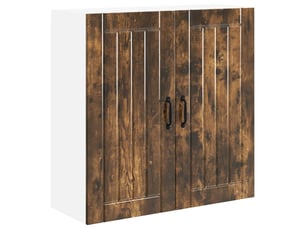 Armoire de cuisine chêne fumé 80x31x80cm bois d'ingénierie shl6316