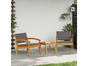 Ensemble bistrot 3 pcs marron polyester shl7569