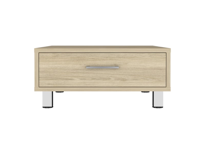  Table basse beijing de 60 cm avec 1 tiroir, chêne clair  - Conforama A