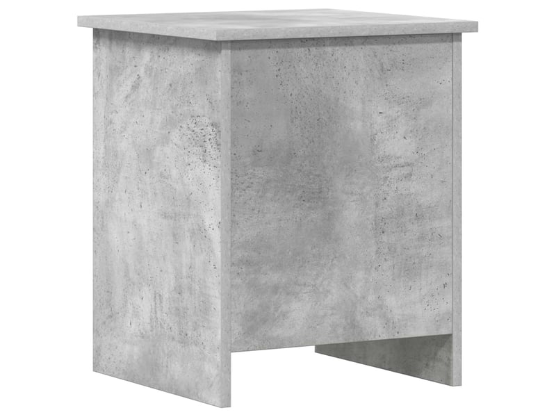  Coffre de rangement avec stockage gris béton 40x40x50 cm  - Conforama A
