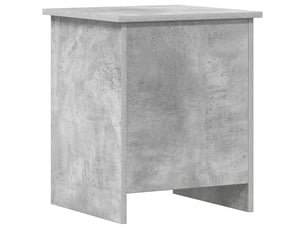 Coffre de rangement avec stockage gris béton 40x40x50 cm