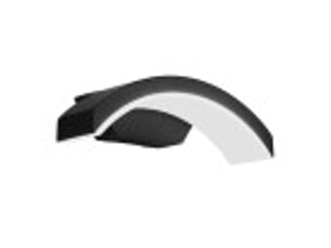 Applique extérieure fabrilamp koala coloris noir led intégrée 12 w 600 lm 3000 k ip65 11,1 x 27,4 x 8,2 cm