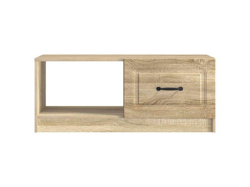  Table basse - table de salon - table à thé chêne sonoma 90 x 50 x 37 cm bois d'ingénierie  - Conforama E