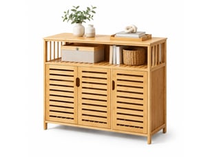 Buffet 3 porte(s) 0 tiroir(s) MODENVIE - 100 cm coloris naturel