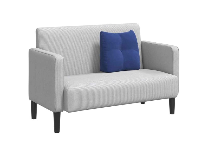  Coussin de dos, coussin de dossier bleu police 45 x 24 x 50 cm velours cf54567  - Conforama C